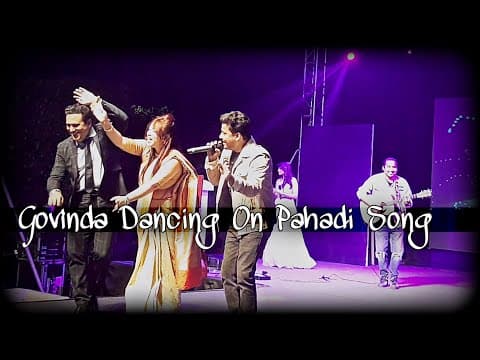 Govinda Dancing On Pahadi Song| Bedu Pako | Indo Fuzon